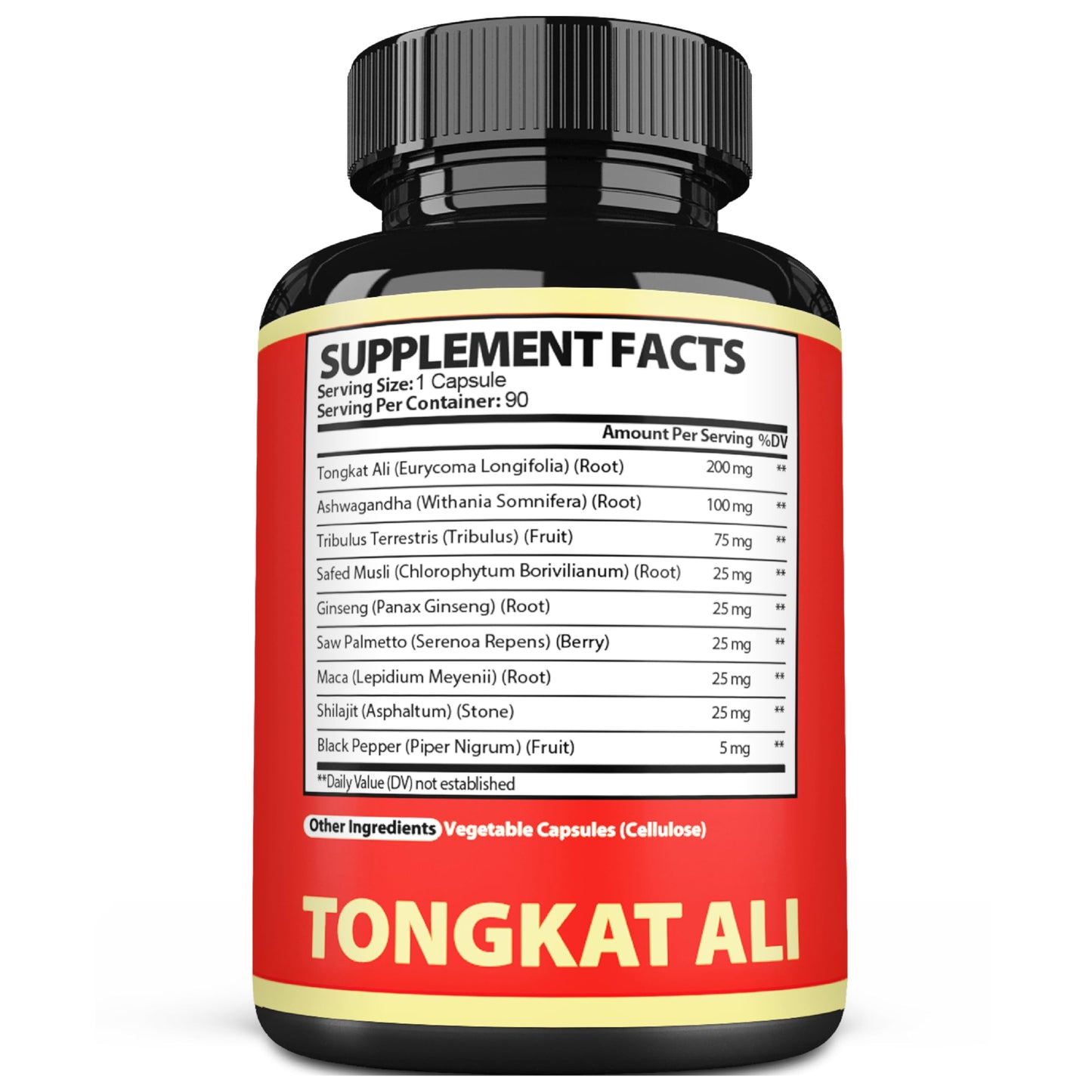 Satoomi Tongkat Ali root extract dietary supplement packaging