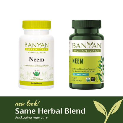Banyan Botanicals Organic Neem Ayurveda Herbal Supplement