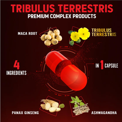Close up of Zolotus Tribulus Terrestris supplement ingredients label