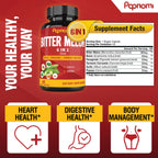 Papnami Organic Bitter Melon Extract Bottle Back View