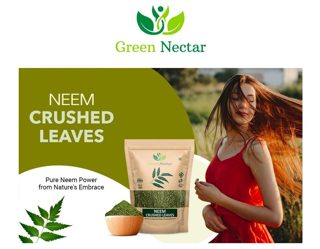 Green Nectar Pure Crushed Neem Leaf Detox Tea brewing preparation