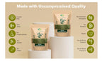 Green Nectar Pure Crushed Neem Leaf Detox Tea steaming cup