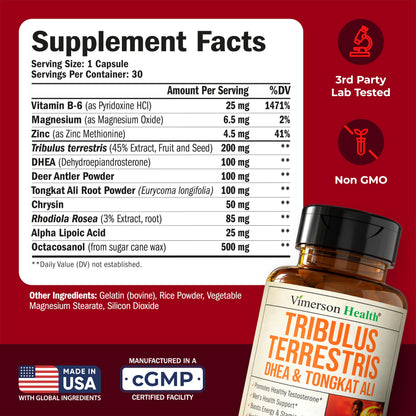 Vimerson Health 30 capsules bottle side profile