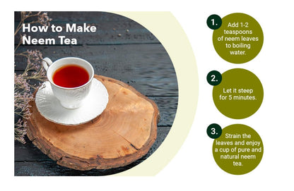 Green Nectar Pure Crushed Neem Leaf Detox Tea imported supplement facts