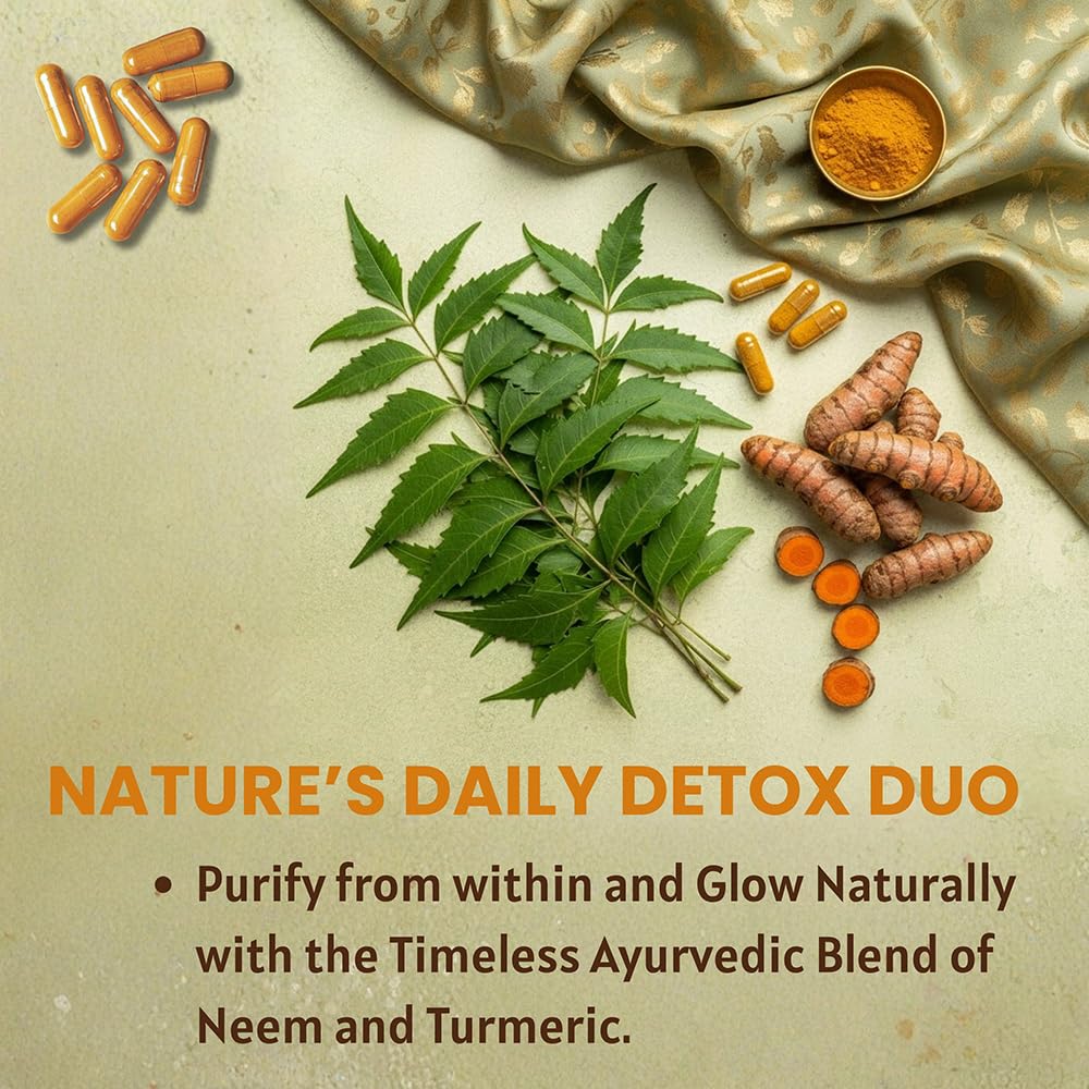 Ireya Ayurveda Neem and Turmeric black pepper antioxidant benefits