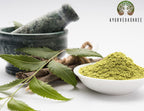 Ayurvedashree Pure Neem Leaf Powder jar back label details