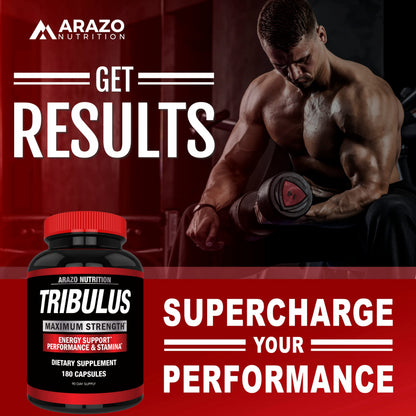 Arazo Nutrition Tribulus 1500mg supplement energy booster