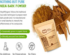 Way4Organic Neem Bark Powder for natural teeth whitening