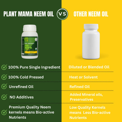 Plant Mama Organic Cold Pressed Neem Oil retail packaging