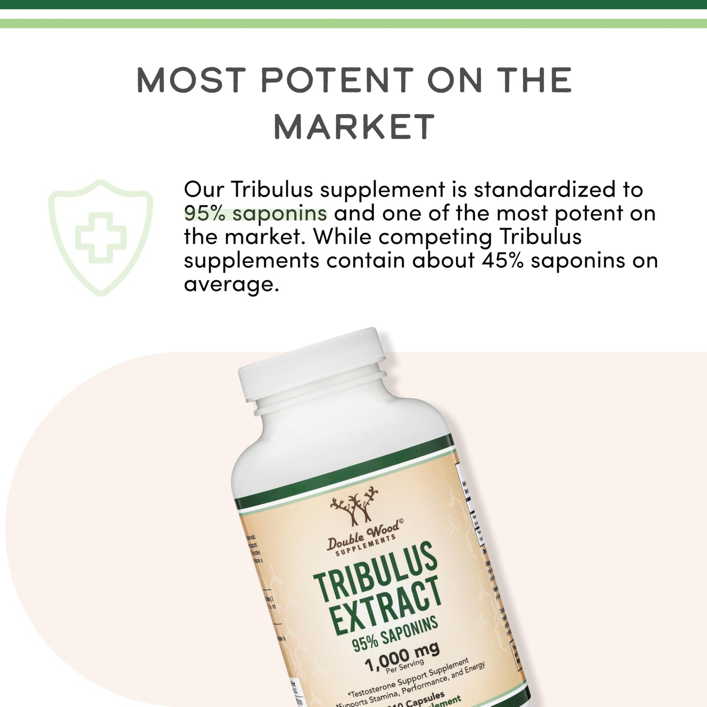 Authentic USA imported Double Wood Tribulus capsules