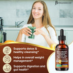 JB Wellness Co Wormwood and Black Walnut Liquid Cleanse Drops 6 fluid ounce bottle