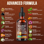 JB Wellness Co Wormwood and Black Walnut Liquid Cleanse Drops ingredient highlights