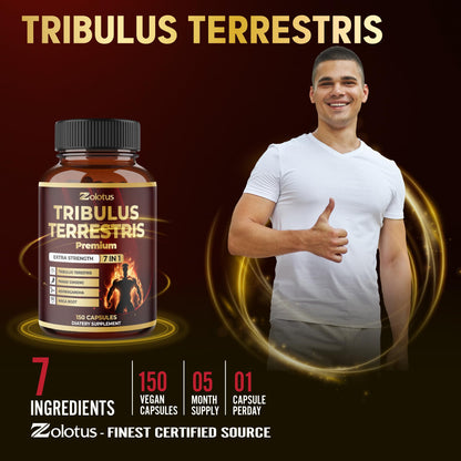 Zolotus 150 capsule bottle lifestyle product shot