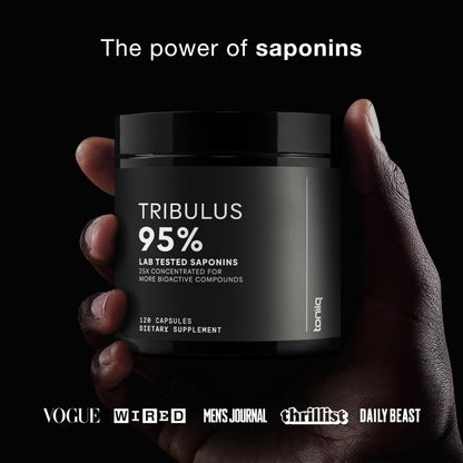 Toniiq Tribulus 120 capsules bottle side view