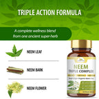 Organic Veda Neem Triple Complex capsules ingredient details