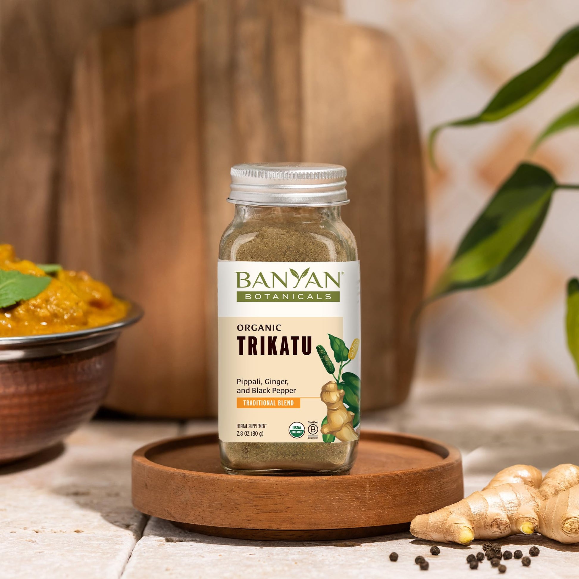 Banyan Botanicals Trikatu Powder supplement facts and ingredients