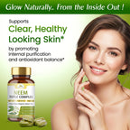 Organic Veda Neem Triple Complex packaging and bottle