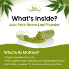 Organic Veda Neem clear skin and immune support bottle