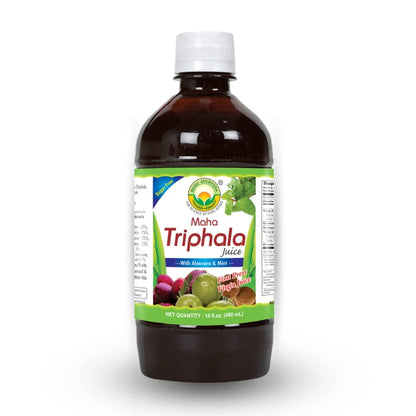Basic Ayurveda herbal blend container featuring instructions for usage and dosage details.