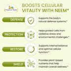 Organic Veda Neem 120 veggie capsules ingredient details