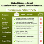 Organic Veda Neem premium organic leaf powder supplement