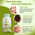 Organic Veda Neem authentic USA imported bottle