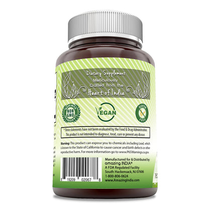 Authentic USA imported Amazing India Triphala fruit extract vegan capsules for natural detoxification