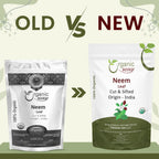 Organic Way USDA Organic Neem Leaf Resealable Pouch Closeup