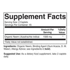 Brieofood Organic Neem USDA organic certification seal