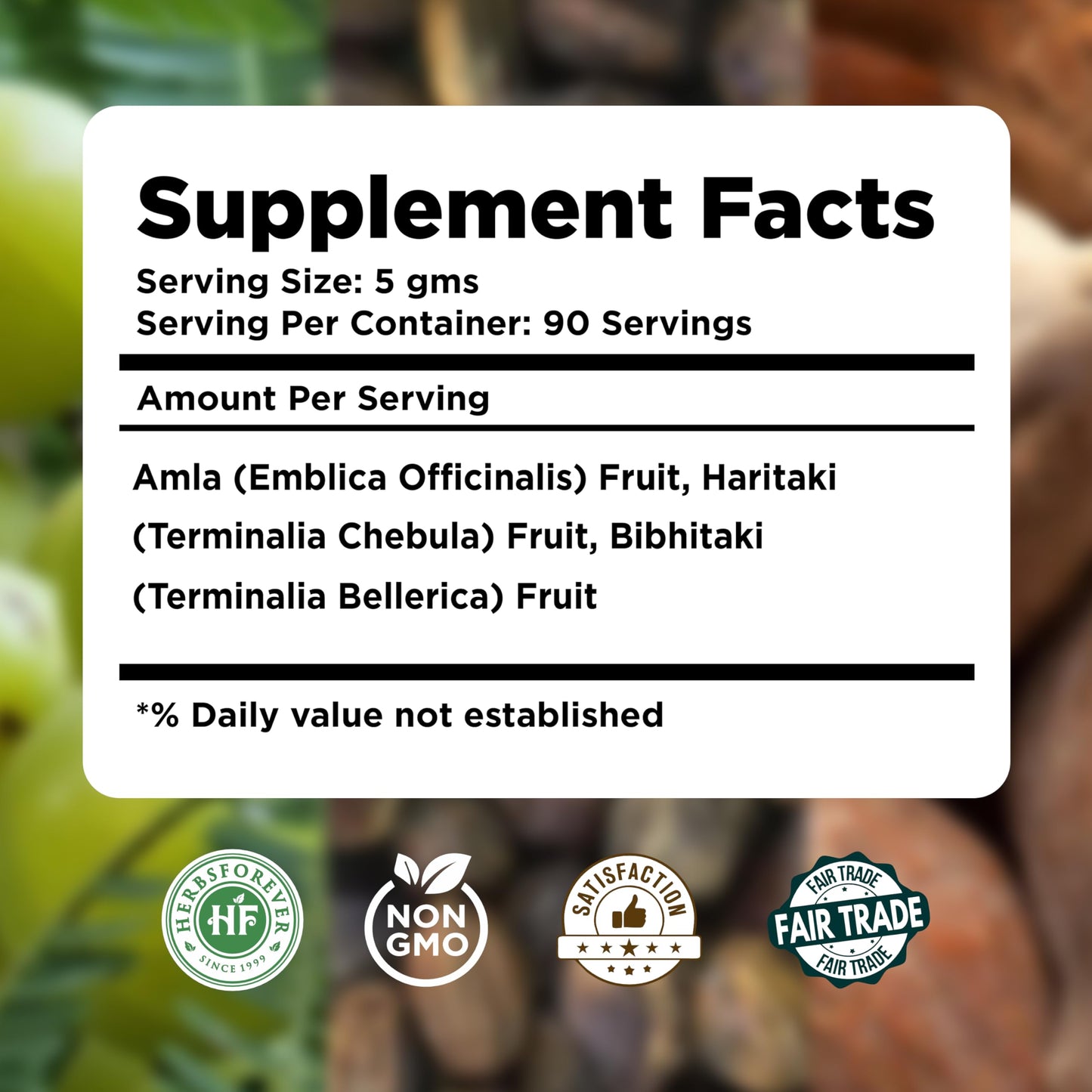 Authentic USA imported Herbsforever Ayurvedic Churna for daily colon cleansing