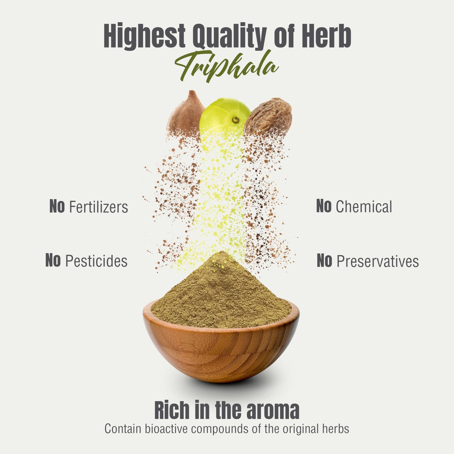 Premium 454 grams resealable bag of Herbsforever traditional Indian gooseberry blend