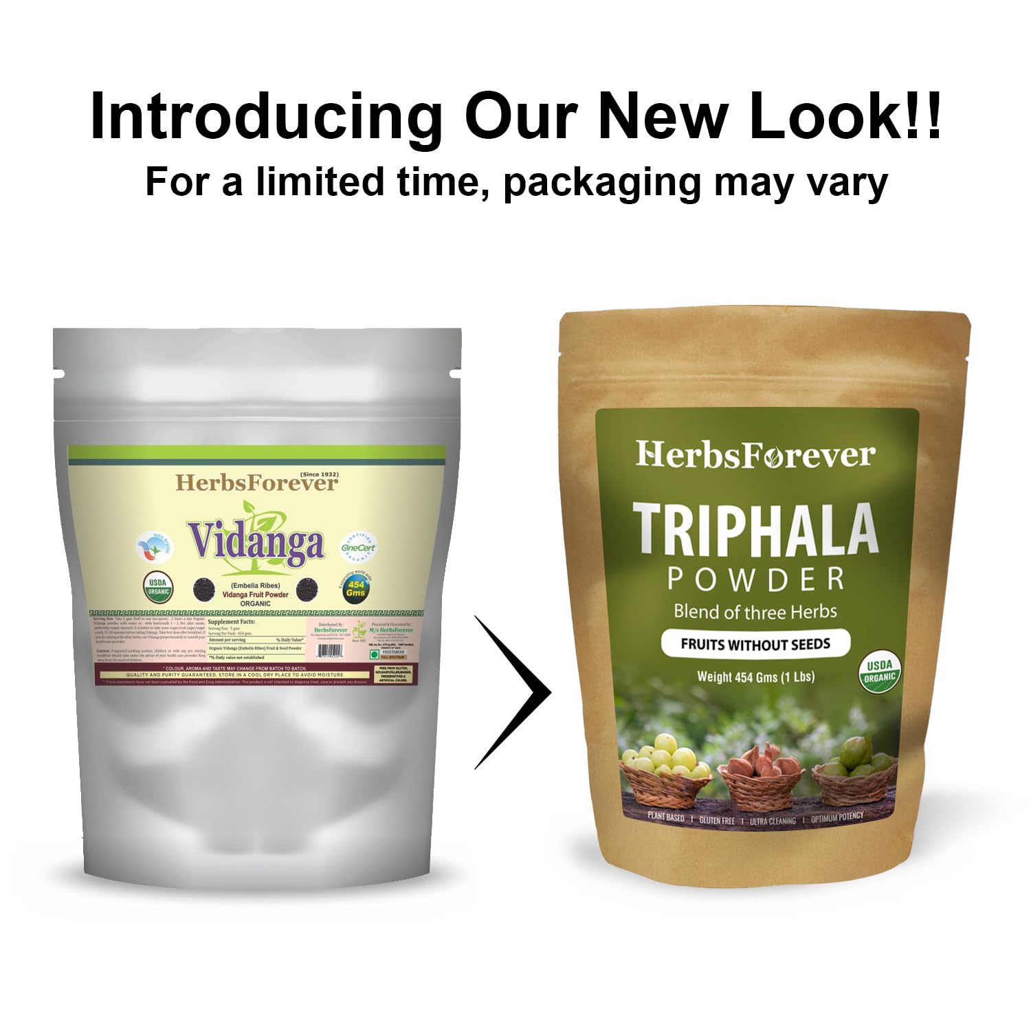 Natural Ayurvedic laxative powder by Herbsforever on a clean wellness background