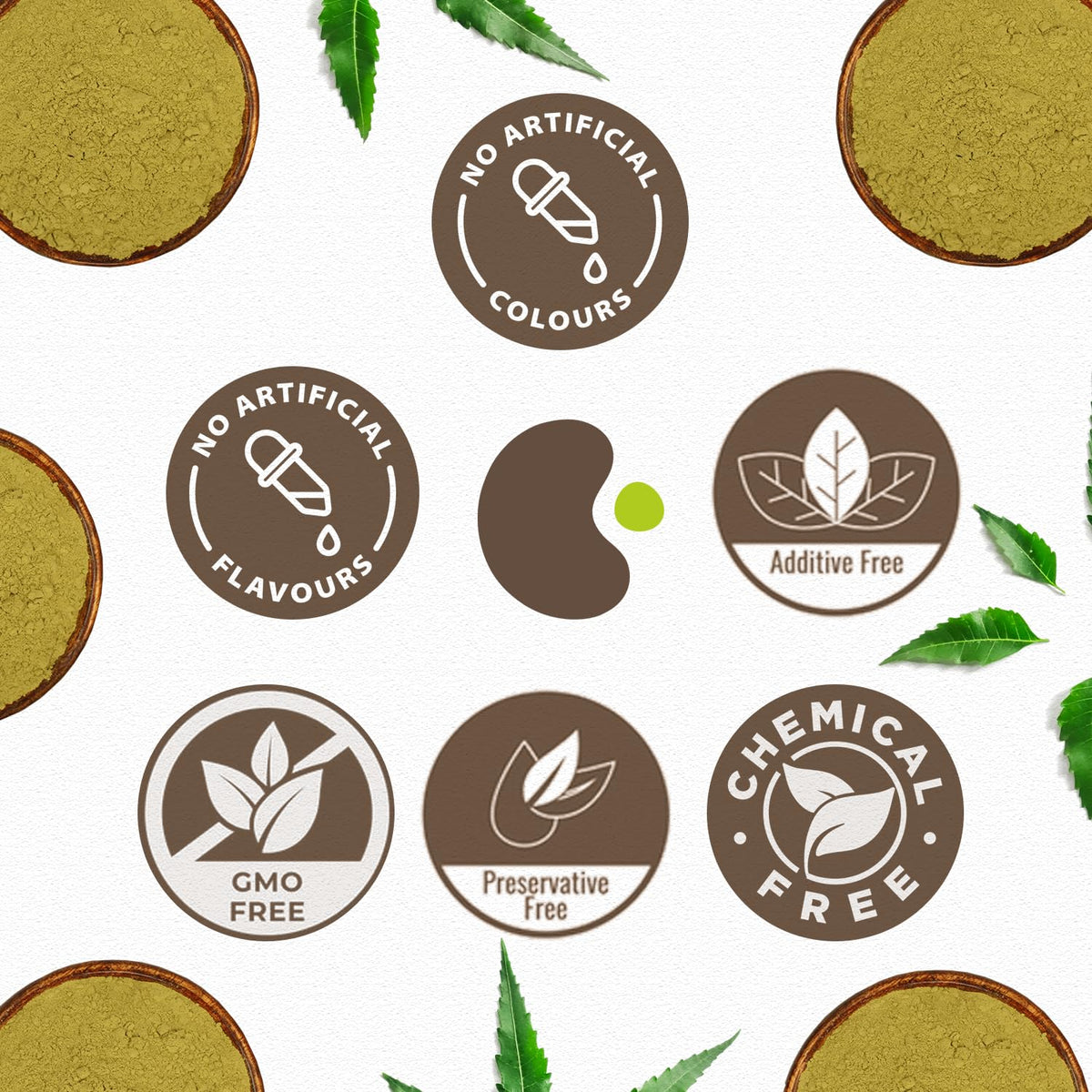 Authentic USA imported neem supplement label details