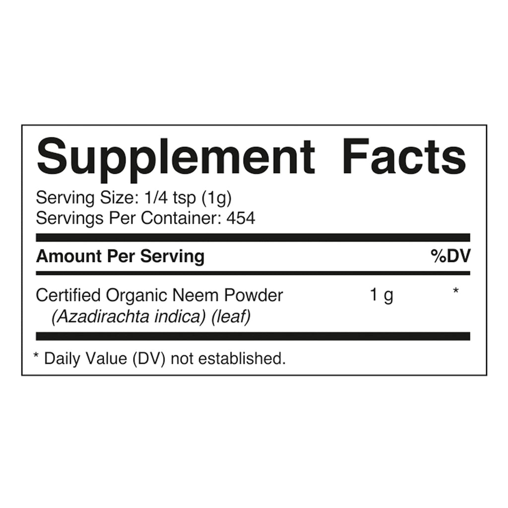 Vitamatic organic herbal powder packaging details