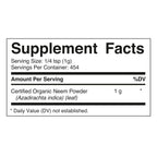 Vitamatic organic herbal powder packaging details