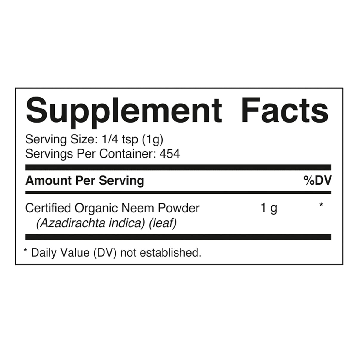 Vitamatic organic herbal powder packaging details