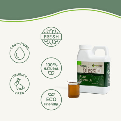 Plantonix Neem Bliss pure unrefined cold pressed oil texture