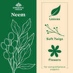 USDA organic and vegan certified neem leaf herbal supplement