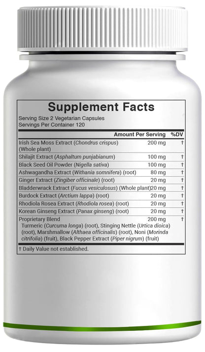 Deal Supplement Irish Sea Moss daily wellness supplement