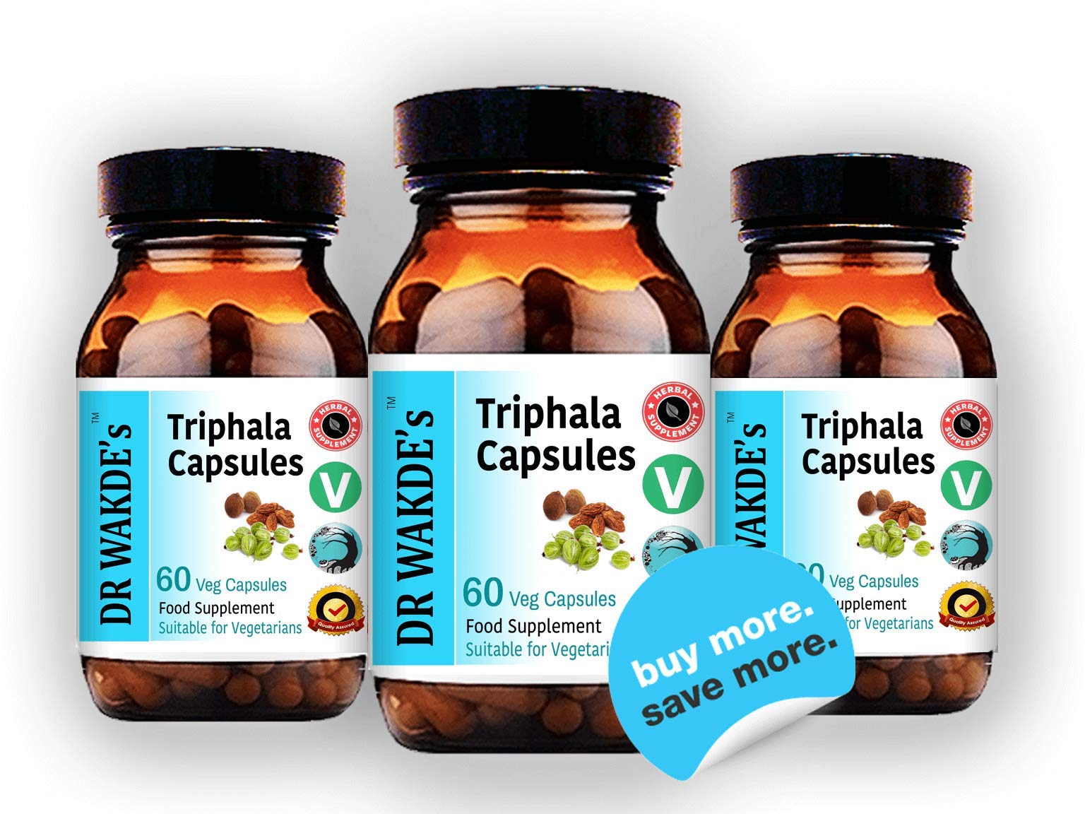 Authentic imported DR WAKDE'S capsules showing clear expiration and batch tracking details.