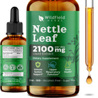 Wildfield Herbs Nettle Leaf Liquid Extract 2 ounce packaging showing supplement facts