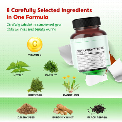 Premium all in one nettle leaf and dandelion 150 capsules packaging details