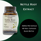 Barlowe's Herbal Elixirs 425mg vegan capsule bottle side profile