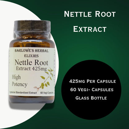 Barlowe's Herbal Elixirs 425mg vegan capsule bottle side profile