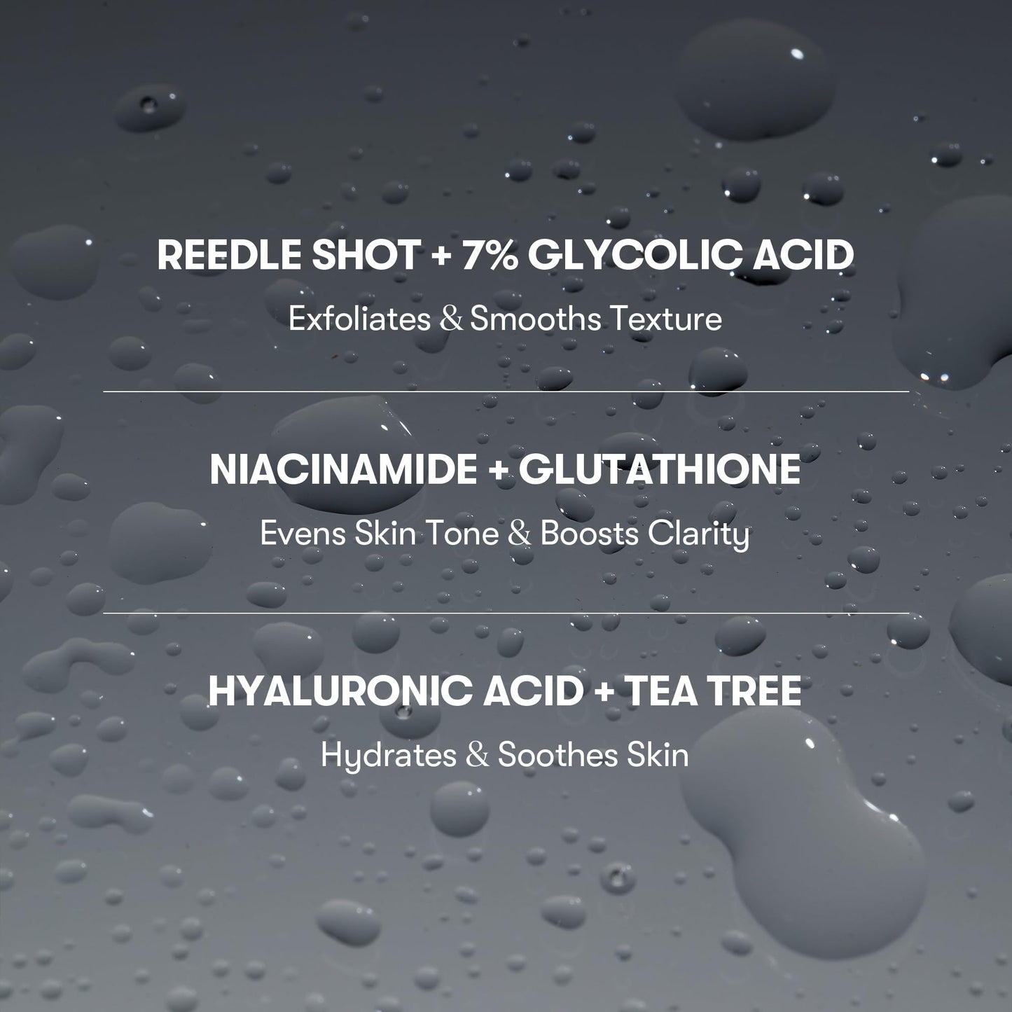 Back view of VT Cosmetics exfoliating body mist showing product details