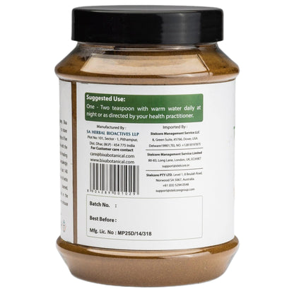 Bixa Botanical Triphala Powder immune support powder texture close up