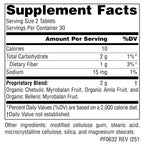 Planetary Herbals Triphala Gold Ayurvedic herbal supplement nutritional facts and ingredients label