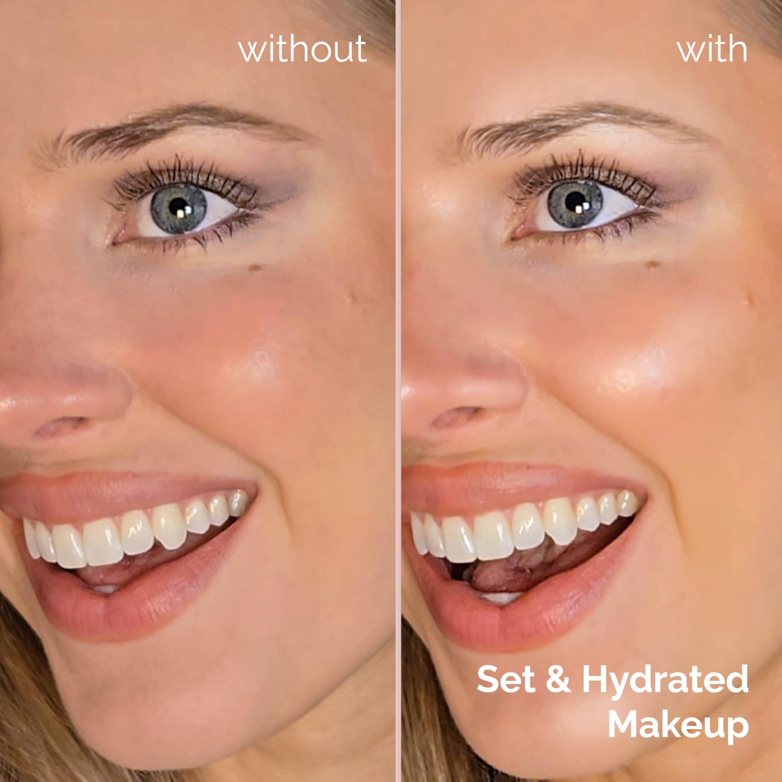 Elizabeth Mott oil free makeup sealer bottle with cap off