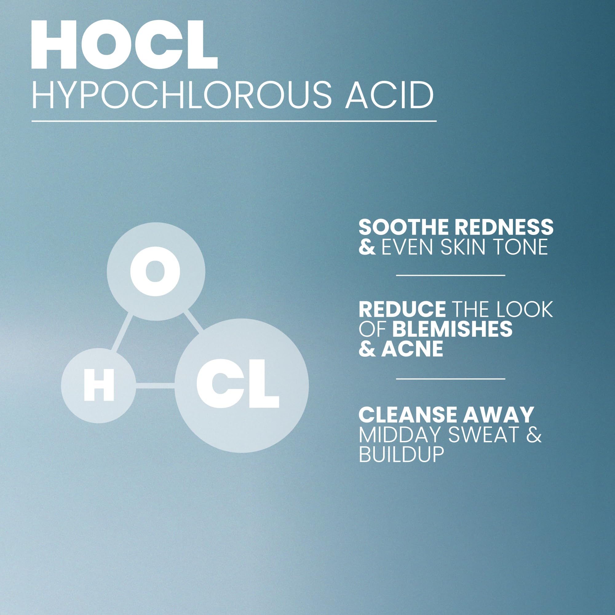 Eva Naturals HOCl facial cleanser spray lifestyle application
