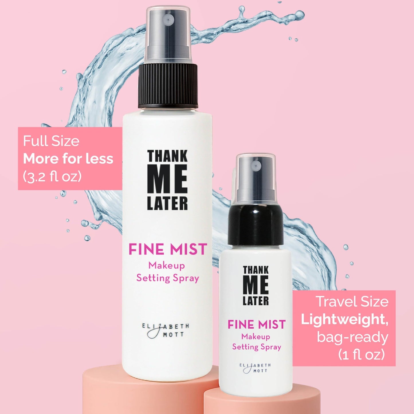 Elizabeth Mott Niacinamide infused face mist for radiant makeup